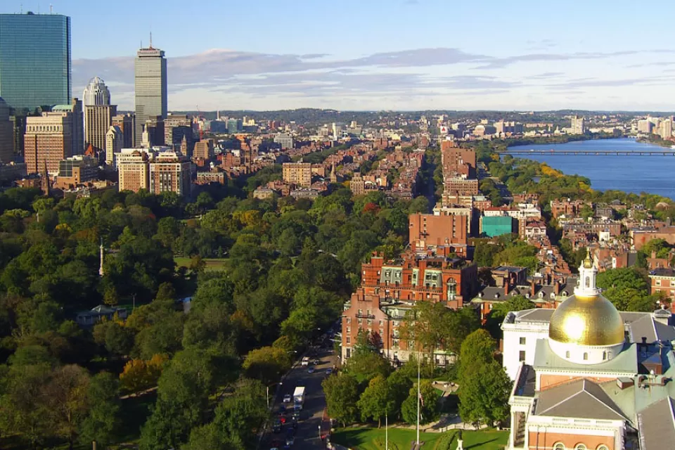 Boston Skyline with Dome